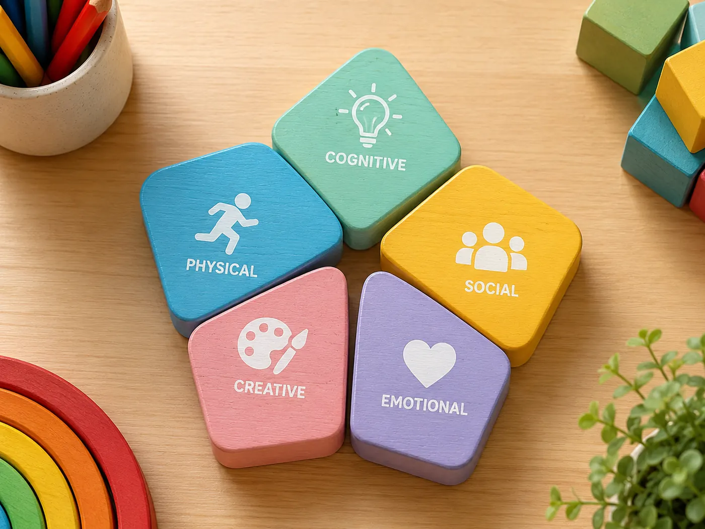 Five pillars of holistic child development